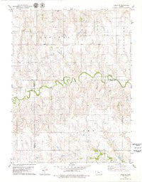 Logan SE Kansas Historical topographic map, 1:24000 scale, 7.5 X 7.5 Minute, Year 1979