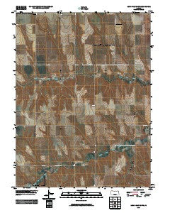 Long Draw North Kansas Historical topographic map, 1:24000 scale, 7.5 X 7.5 Minute, Year 2009