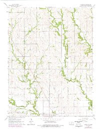 Louisville Kansas Historical topographic map, 1:24000 scale, 7.5 X 7.5 Minute, Year 1964