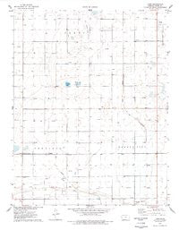 Lowe Kansas Historical topographic map, 1:24000 scale, 7.5 X 7.5 Minute, Year 1976