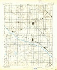 Lyons Kansas Historical topographic map, 1:125000 scale, 30 X 30 Minute, Year 1894