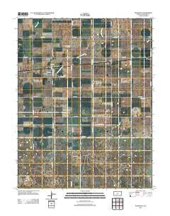 Macksville Kansas Historical topographic map, 1:24000 scale, 7.5 X 7.5 Minute, Year 2012