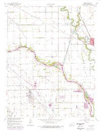 Maize Kansas Historical topographic map, 1:24000 scale, 7.5 X 7.5 Minute, Year 1961