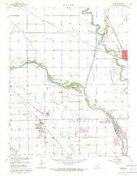 Maize Kansas Historical topographic map, 1:24000 scale, 7.5 X 7.5 Minute, Year 1961