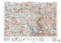 Manhattan Kansas Historical topographic map, 1:250000 scale, 1 X 2 Degree, Year 1955