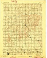 Mankato Kansas Historical topographic map, 1:125000 scale, 30 X 30 Minute, Year 1894