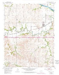 Maple Hill Kansas Historical topographic map, 1:24000 scale, 7.5 X 7.5 Minute, Year 1953