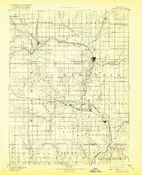 Marysville Kansas Historical topographic map, 1:125000 scale, 30 X 30 Minute, Year 1894