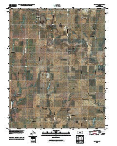 Mayfield Kansas Historical topographic map, 1:24000 scale, 7.5 X 7.5 Minute, Year 2010