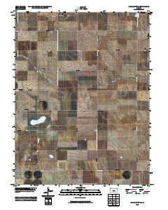 McAllaster NE Kansas Historical topographic map, 1:24000 scale, 7.5 X 7.5 Minute, Year 2009