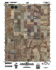 McAllaster SE Kansas Historical topographic map, 1:24000 scale, 7.5 X 7.5 Minute, Year 2009