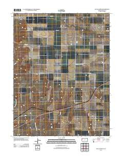 McAllaster SE Kansas Historical topographic map, 1:24000 scale, 7.5 X 7.5 Minute, Year 2012