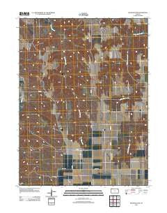 McDonald NW Kansas Historical topographic map, 1:24000 scale, 7.5 X 7.5 Minute, Year 2012