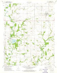 Mc Cune Kansas Historical topographic map, 1:24000 scale, 7.5 X 7.5 Minute, Year 1973