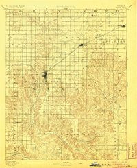 Meade Kansas Historical topographic map, 1:125000 scale, 30 X 30 Minute, Year 1892