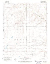 Meade NW Kansas Historical topographic map, 1:24000 scale, 7.5 X 7.5 Minute, Year 1968