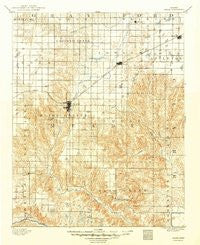 Meade Kansas Historical topographic map, 1:125000 scale, 30 X 30 Minute, Year 1892