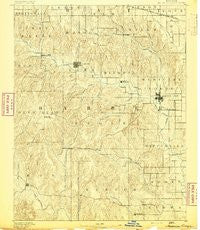 Medicine Lodge Kansas Historical topographic map, 1:125000 scale, 30 X 30 Minute, Year 1891