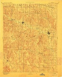 Medicine Lodge Kansas Historical topographic map, 1:125000 scale, 30 X 30 Minute, Year 1893