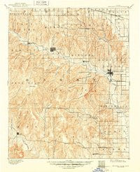Medicine Lodge Kansas Historical topographic map, 1:125000 scale, 30 X 30 Minute, Year 1893