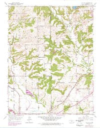 Midland Kansas Historical topographic map, 1:24000 scale, 7.5 X 7.5 Minute, Year 1950