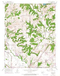 Midland Kansas Historical topographic map, 1:24000 scale, 7.5 X 7.5 Minute, Year 1950