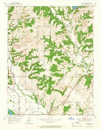 Midland Kansas Historical topographic map, 1:24000 scale, 7.5 X 7.5 Minute, Year 1950