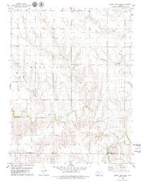 Midway Draw East Kansas Historical topographic map, 1:24000 scale, 7.5 X 7.5 Minute, Year 1979