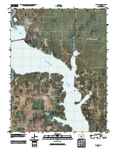 Milford Kansas Historical topographic map, 1:24000 scale, 7.5 X 7.5 Minute, Year 2010