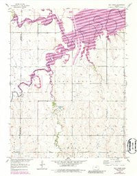 Mill Creek Kansas Historical topographic map, 1:24000 scale, 7.5 X 7.5 Minute, Year 1953