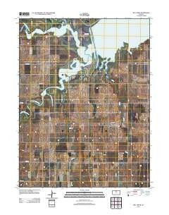 Mill Creek Kansas Historical topographic map, 1:24000 scale, 7.5 X 7.5 Minute, Year 2012
