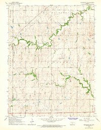 Miltonvale NE Kansas Historical topographic map, 1:24000 scale, 7.5 X 7.5 Minute, Year 1964