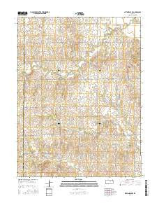 Miltonvale NE Kansas Current topographic map, 1:24000 scale, 7.5 X 7.5 Minute, Year 2016