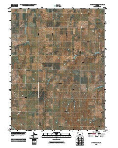 Miltonvale NW Kansas Historical topographic map, 1:24000 scale, 7.5 X 7.5 Minute, Year 2009