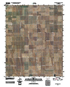 Montezuma SE Kansas Historical topographic map, 1:24000 scale, 7.5 X 7.5 Minute, Year 2009