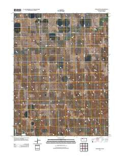 Morland NE Kansas Historical topographic map, 1:24000 scale, 7.5 X 7.5 Minute, Year 2012