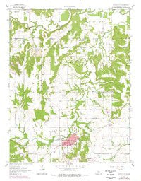 Mound City Kansas Historical topographic map, 1:24000 scale, 7.5 X 7.5 Minute, Year 1958