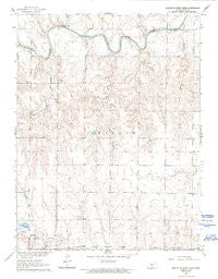 Mouth of Shaw Creek Kansas Historical topographic map, 1:24000 scale, 7.5 X 7.5 Minute, Year 1963