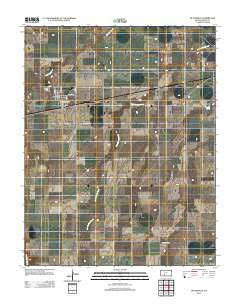 Mullinville Kansas Historical topographic map, 1:24000 scale, 7.5 X 7.5 Minute, Year 2012