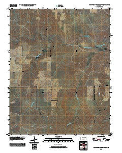 Nescatunga Creek South Kansas Historical topographic map, 1:24000 scale, 7.5 X 7.5 Minute, Year 2009
