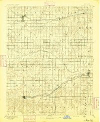 Ness Kansas Historical topographic map, 1:125000 scale, 30 X 30 Minute, Year 1894