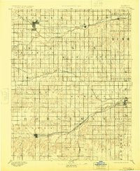 Ness Kansas Historical topographic map, 1:125000 scale, 30 X 30 Minute, Year 1894