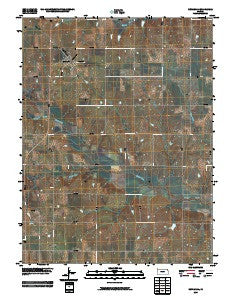 Netawaka Kansas Historical topographic map, 1:24000 scale, 7.5 X 7.5 Minute, Year 2009