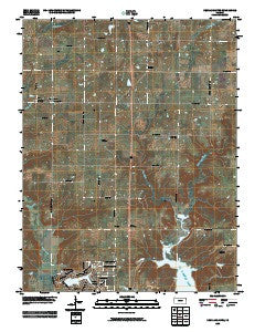 New Lancaster Kansas Historical topographic map, 1:24000 scale, 7.5 X 7.5 Minute, Year 2009