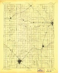 Newton Kansas Historical topographic map, 1:125000 scale, 30 X 30 Minute, Year 1894