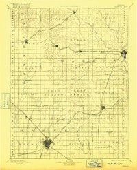 Newton Kansas Historical topographic map, 1:125000 scale, 30 X 30 Minute, Year 1894