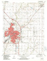 Newton Kansas Historical topographic map, 1:24000 scale, 7.5 X 7.5 Minute, Year 1989