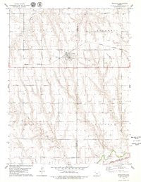 Norcatur Kansas Historical topographic map, 1:24000 scale, 7.5 X 7.5 Minute, Year 1978