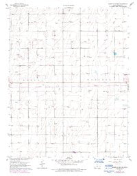 North of Satanta Kansas Historical topographic map, 1:24000 scale, 7.5 X 7.5 Minute, Year 1960