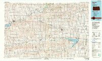 Norton Kansas Historical topographic map, 1:100000 scale, 30 X 60 Minute, Year 1985